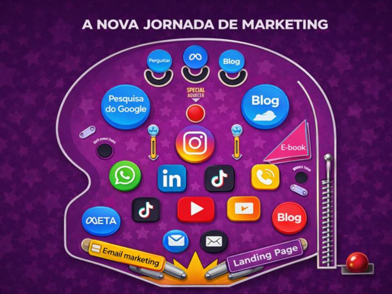 A jornada do cliente no modelo Pinball: por que o funil de vendas perdeu força e o que muda no marketing?